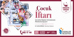 Esenler’de ilk iftar çocuklara…