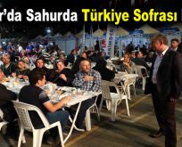 Bağcılar’da sahurda Türkiye sofrası kuruldu
