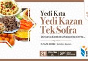 7 KITA, 7 BÖLGE, TEK SOFRA DÜNYA İFTARI Esenler, dünyanın