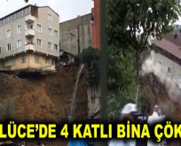 Sütlüce’deki 4 katlı bina çöktü!