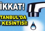 İstanbul Eyüpsultan’da 16 saatlik su kesintisi Silahtar-Münzevi İsale Hattı’ndaki çalışmalar