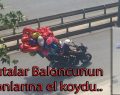 Zabıtalar Baloncunun balonlarına el koydu