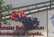 Zabıtalar Baloncunun balonlarına el koydu Büyükçekmece Belediyesine bağlı Zabıta ekipleri