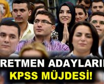 Öğretmen adaylarına KPSS müjdesi!