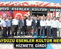 SARAYDÜZÜ ESENLER KÜLTÜR MERKEZİ HİZMETE GİRDİ