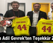 Başkan Adil Gevrek’ten teşekkür ziyareti
