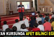 KUR’AN KURSUNDA AFET BİLİNCİ EĞİTİMİ “Zor Günlerin Dost Eli” ESKAT,