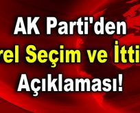 AK Parti’den yerel seçim ve ittifak açıklaması