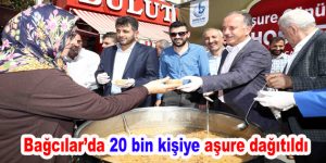 Bağcılar’da 20 bin kişiye aşure dağıtıldı