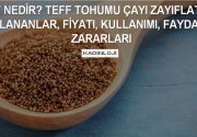 Teff tohumu zayıflamak için nasıl kullanılır? Fiyat nedir? Teff tohumu son