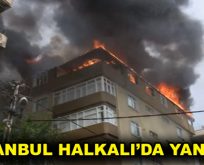İstanbul Halkalı’da yangın!