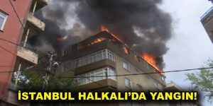 İstanbul Halkalı’da yangın!