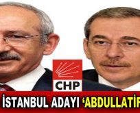 CHP’nin İstanbul Adayı ”Abdüllatif Şener”