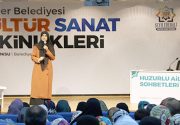 ÇOCUKLAR BİZİM YANSIMAMIZ “Huzurlu Aile Sohbetleri”nde konuşan Saliha Erdim, çocuğun