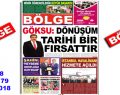 BÖLGE GAZETESİ , YIL:18 , SAYI: 179 , ”KASIM 2018” SAYISI ÇIKTI!..