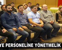 BELEDİYE PERSONELİNE YÖNETMELİK EĞİTİMİ