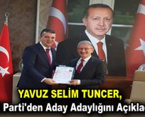 Yavuz Selim Tuncer, AK Parti’den Aday Adaylığını Açıkladı