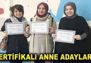 SERTİFİKALI ANNE ADAYLARI Esenler Belediyesi’nin düzenlediği “Anne Oluyorum” programıyla anne