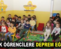 MİNİK ÖĞRENCİLERE DEPREM EĞİTİMİ