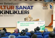 MERHAMETİ OLMAYANIN İMANI OLMAZ “Mevlana’dan Öğütler” programında konuşan Doç. Dr.