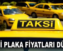 Taksi Plakalarında fiyatlar düştü