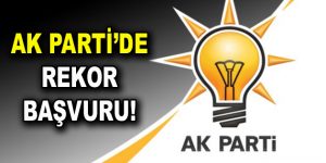 AK Parti adaylık için rekor başvuru!