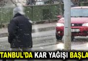 İstanbul’da Kar Yağışı başladı Meteoroloji tarafından yapılan uyarılar sonrası İstanbul’da