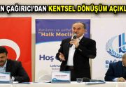 Çağırıcı; “Kentsel dönüşüm kapsamında camilerini yenileyen tek ilçeyiz” 100. Yıl