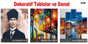 Dekoratif Tablolar ve Sanat