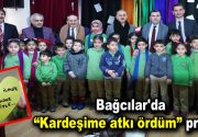 Doğudaki öğrenci kardeşleri için atkı ördüler “Kardeşime atkı ördüm” projesi