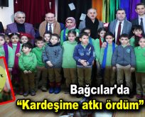 Bağcılar’da “Kardeşime atkı ördüm” projesi