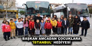 BAŞKAN AMCADAN ÇOCUKLARA ‘İSTANBUL’ HEDİYESİ