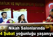 14 Şubat nedeniyle nikah sayısı 4 katına çıktı 14 Şubat