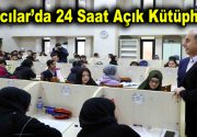 Bağcılar’da 24 saat açık kütüphane İstanbul’da üye sayısı bakımından 3.