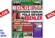 BÖLGE GAZETESİ , YIL:19 , SAYI: 182 , ”ŞUBAT” SAYISI