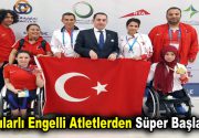 Engelli atletler Dubai’deki şampiyonanın ilk gününde 2 madalya kazandı Dubai’de