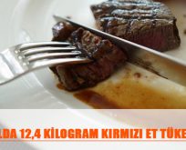 YILDA 12,4 KİLOGRAM KIRMIZI ET TÜKETİYORUZ