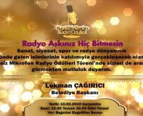 Türkiye’nin en iyi radyocuları ödüllerini alıyor