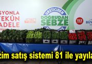 Tanzim satış sistemi 81 ile yayılacak Cumhurbaşkanı Recep Tayyip Erdoğan, tanzim