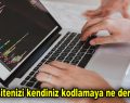 Web sitenizi kendiniz kodlamaya ne dersiniz?