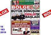 BÖLGE GAZETESİ , YIL:19 , SAYI: 183 , ”MART” SAYISI