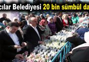 Kadınlar Günü’nde Bağcılar sokakları sümbül koktu Bağcılar Belediyesi 20 bin