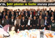 “Şehit yakınları ve gaziler onuruna yemek verildi” Bağcılar Belediyesi, şehit