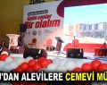 GÖKSU’DAN ALEVİLERE CEMEVİ MÜJDESİ!