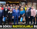 BAŞKAN GÖKSU RADYOCULARLA BULUŞTU