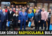 BAŞKAN GÖKSU RADYOCULARLA BULUŞTU Esenler Belediye Başkanı M . Tevfik