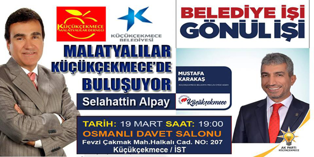 Malatyalılar Küçükçekmece’de buluşuyor