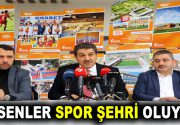 ESENLER SPOR ŞEHRİ OLUYOR Esenler Belediye Başkanı Mehmet Tevfik Göksu,