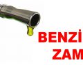 Benzine zam geldi