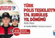 Türk Polis Teşkilatı’nın 174. Kuruluş Yıl Dönümü